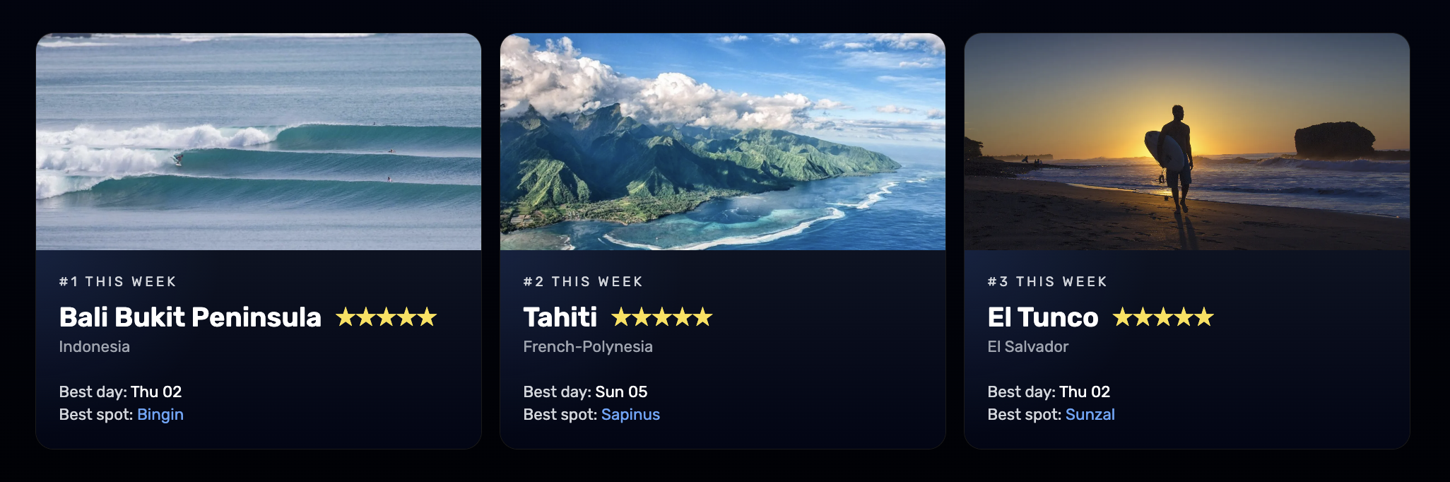 Live surf rankings in SurfQuest